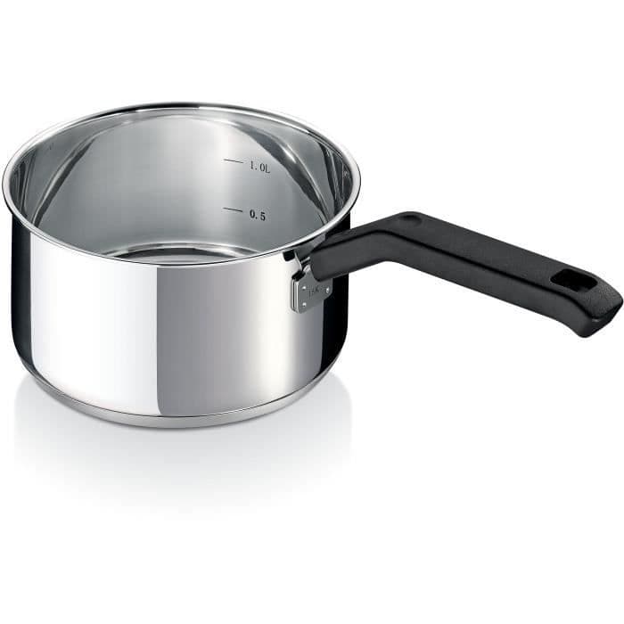 BEKA - 13686144 - 14 CM CHRONO rustfrit stålpotte - BAKELITE HÅNDTAG - ALLE LYGTER + INDUKTION