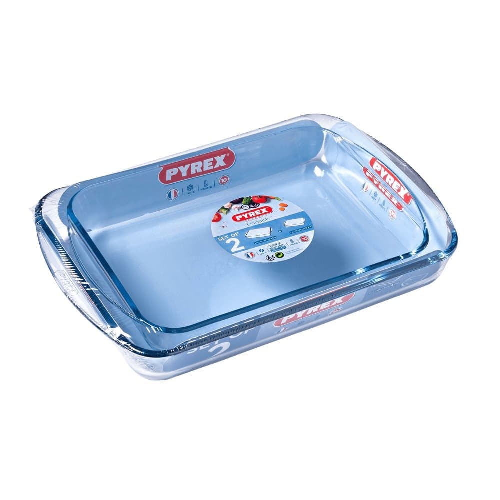 Pyrex Rectangular Roaster Set (Pack of 2)