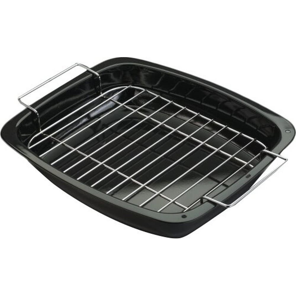 Pendeford Vitreous Enamel Roaster & Rack