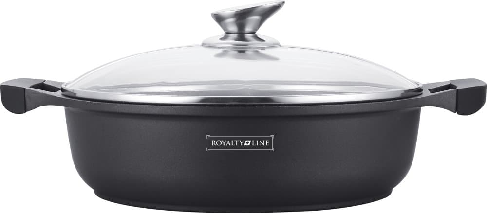 Royalty Line gryde med glaslåg 32 cm 5,5 liter induktion