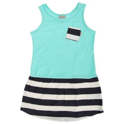 Bench Childrens/Girls Dramatic Marl Dress With Contrast Pocket