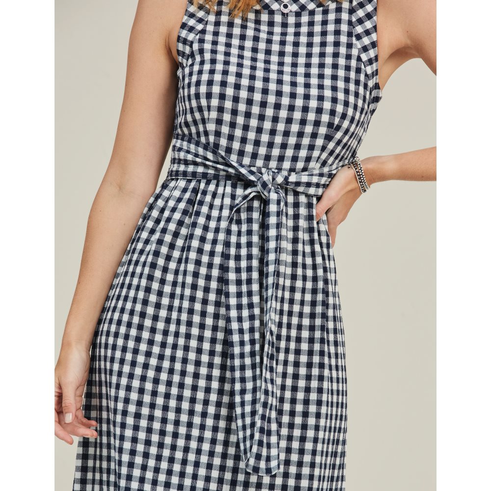 fatface laurie gingham midi dress