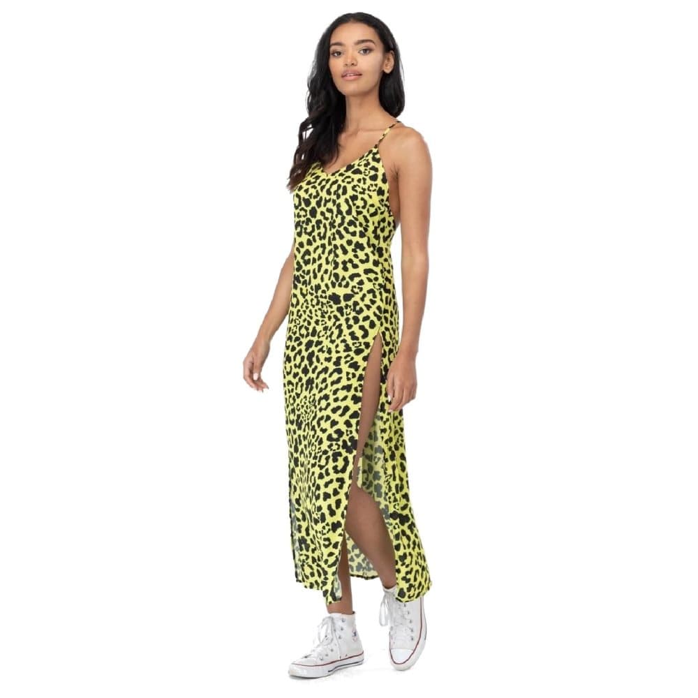Hype Womens/Ladies Neon Leopard Maxi Dress