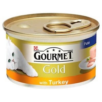 Gourmet Gold Turkey Pate Wet Cat Food (12 Packs)