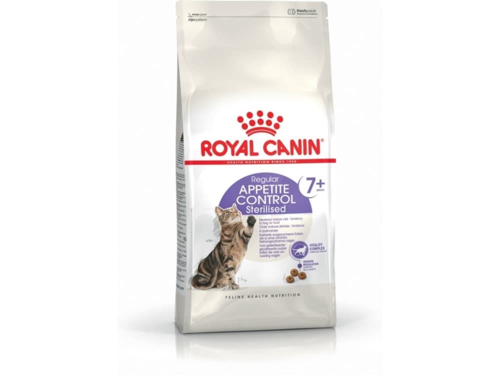 Royal Canin Appetite Control Sterilised 7+, Vuxen, Höns, Grönsaker, 3,5 kg, Alla raser, Hungerreglering, Steriliserad eller kastrerad, Vitamin A,Vita