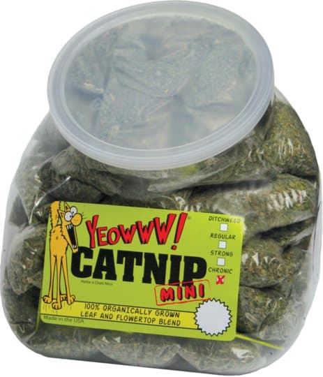 Yeowww! är känd för världens starkaste Catnip. - 50 påsar med 4 gr.