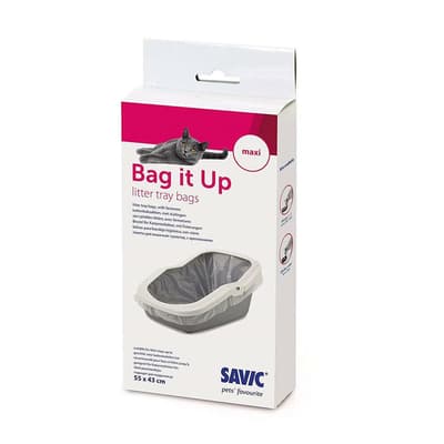 Savic Bag It Up Maxi Cat Litter Tray Väskor (paket med 12)