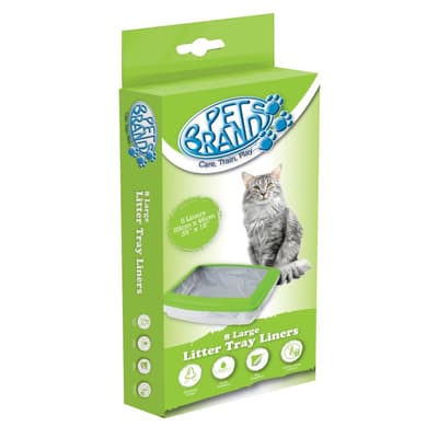 Pet Brands Cat Litter Liners (Pack Of 8)