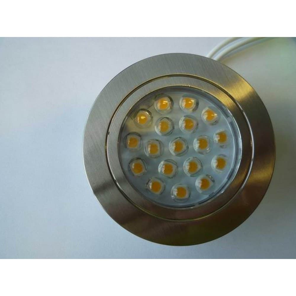 Dimatec Nickel Recessed LED Ceiling Light