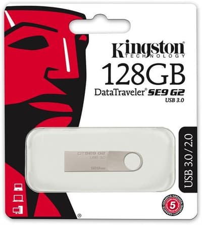 Kingston DataTraveler SE9 G2 - 3.0 USB-hukommelse 128 GB