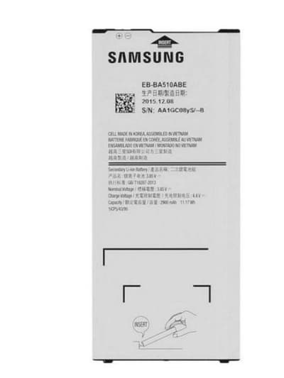 Original Batteri för SAMSUNG EB-BA510ABE (GALAXY A5 2016) bulk