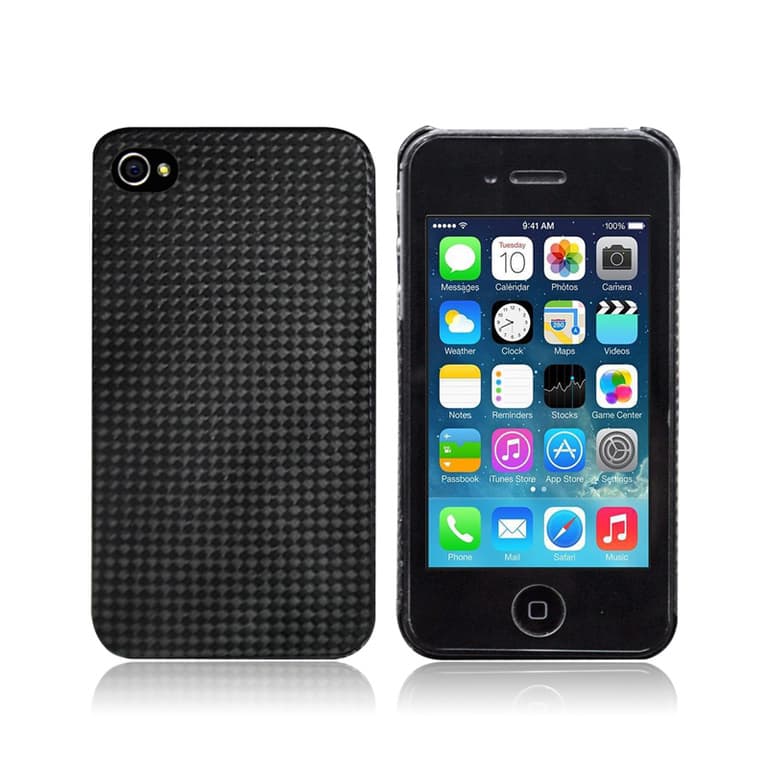 100% Genuine Real Carbon Fiber Case iPhone 4/4S Ultra Slim Back Cover