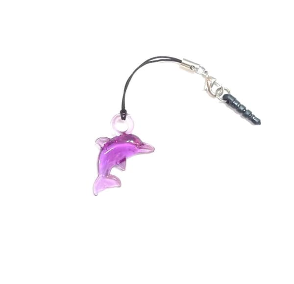 Mobilsmycke Delfin Lila