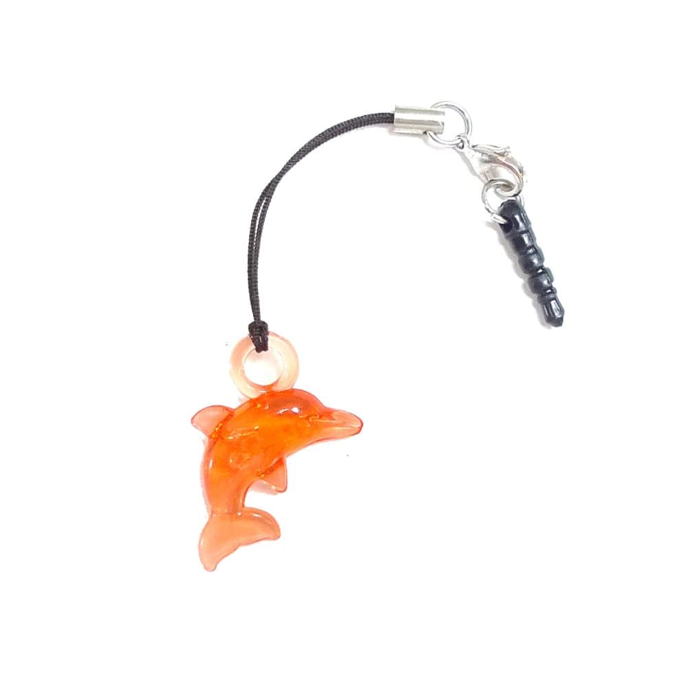 Mobilsmycke Delfin Orange