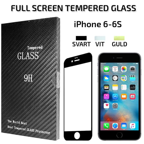 Fuldhærdet hærdet glas iPhone 6 / 6S Skærmbeskyttelses Detail