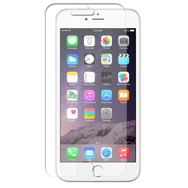 3-PACK iPhone 6 PLUS/6S PLUS Skärmskydd Transparent + Putsduk