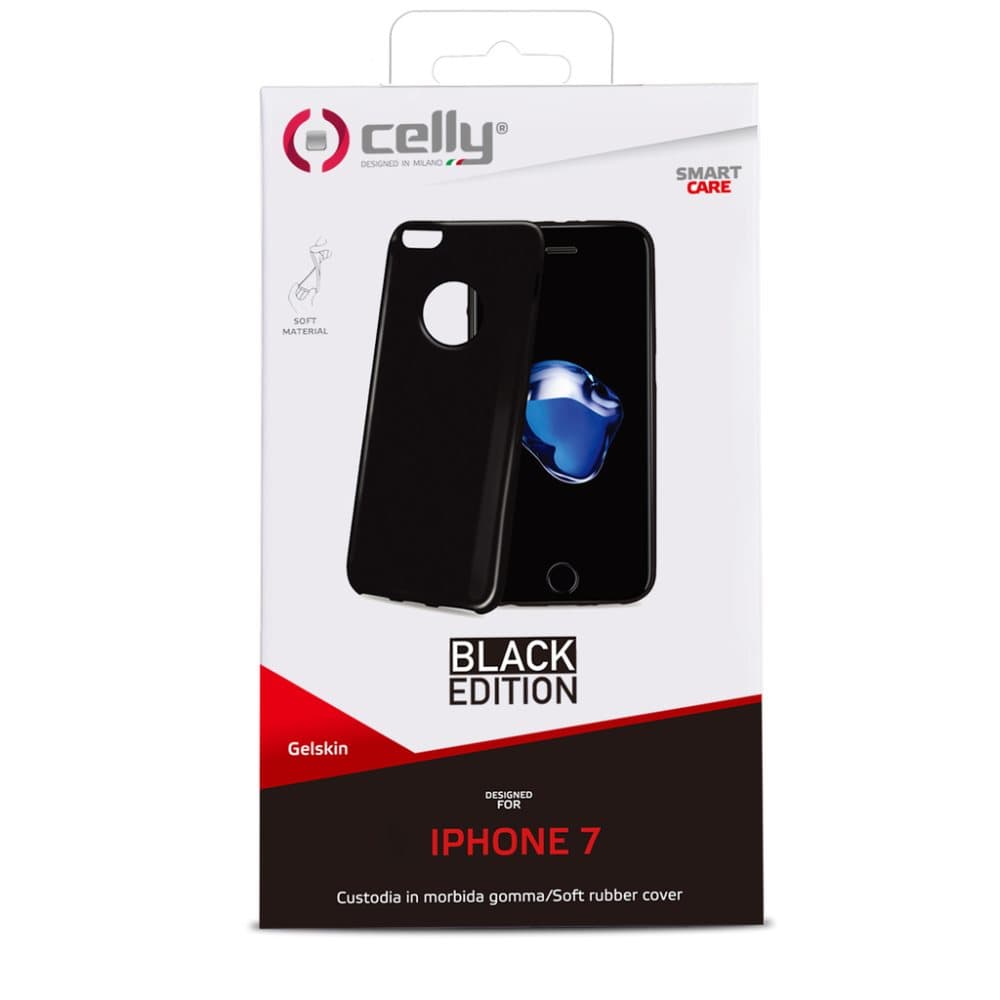 Celly Gelskin TPU iPhone SE 2020/7/8 Svart