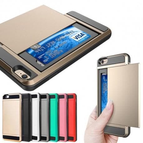 Samsung J5 stødsikkert cover med kortrum