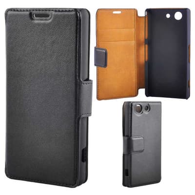 Super Slim Taske til Sony Xperia Z3 Compact, Sort