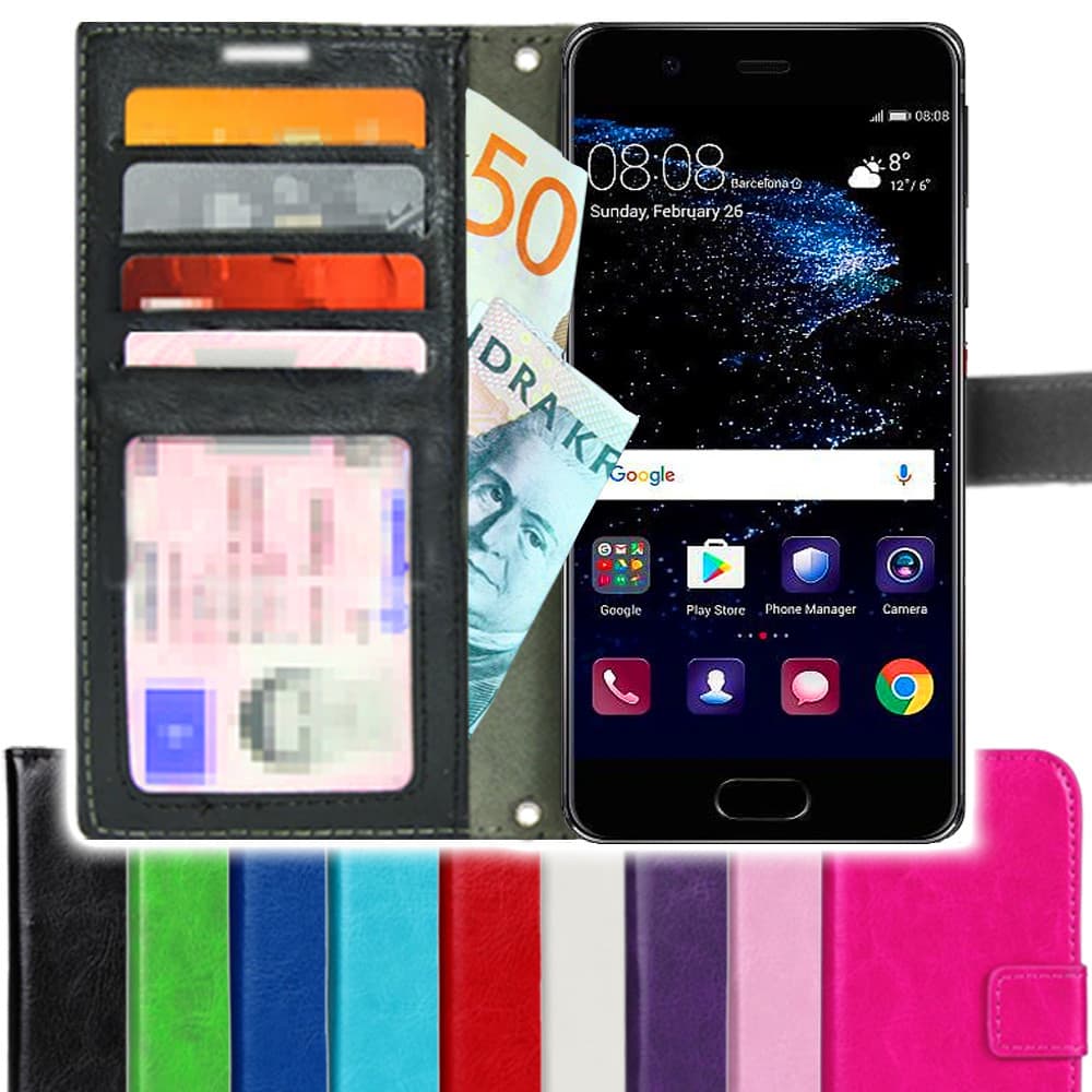 Huawei P10 Plus Wallet Case ID , Nahkakotelo Lompakkokotelo By TOPPEN