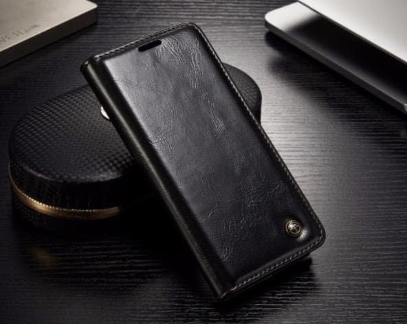 Elegant Plånboksfodral i Läder för Galaxy S8+ från CASEME