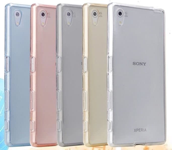 Sony Xperia Z3 - Dubbelsidigt silikonfodral med TOUCHFUNKTION