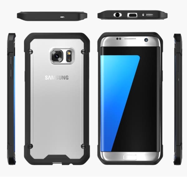 Samsung Galaxy S7 Edge - NANO-HYBRID-Stötdämpande skal