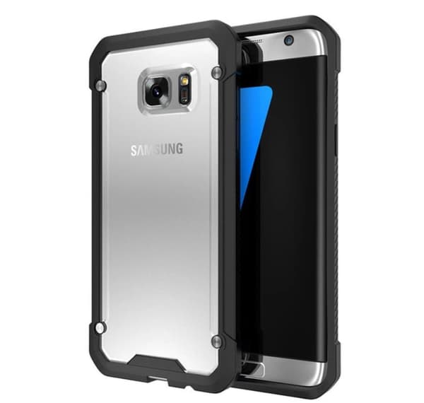 Samsung Galaxy S7 Edge - NANO-HYBRID-Stötdämpande skal