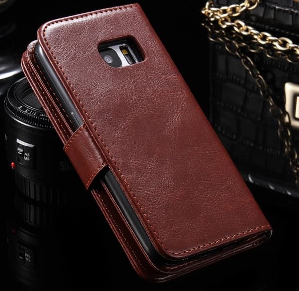Elegant ROYBEN Plånboksfodral med 9 kortfack Samsung S7 EDGE