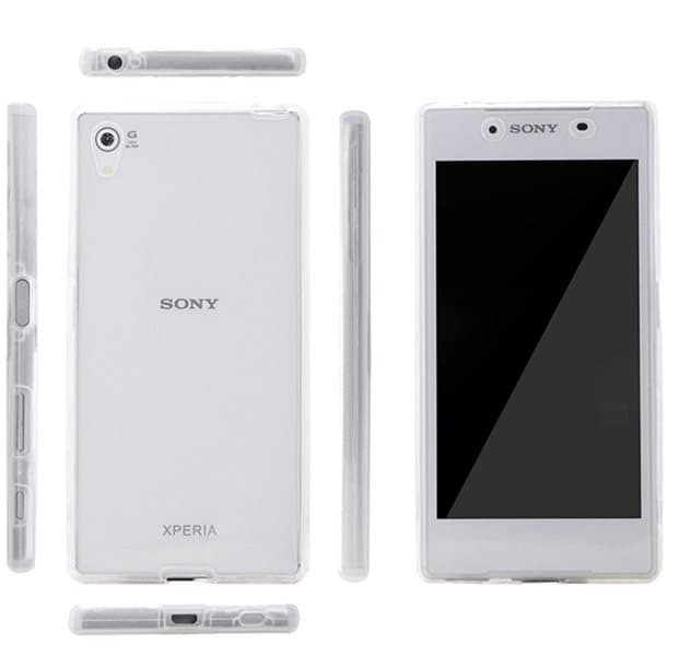 Sony Xperia Z3 - Dubbelsidigt silikonfodral med TOUCHFUNKTION