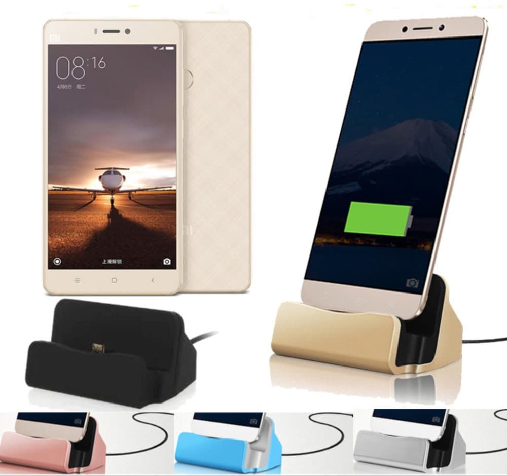 Laddstation Samsung HTC LG Mf. Guld