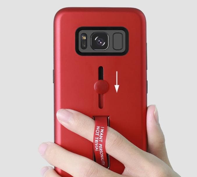 Skal med Fingerhållare för Samsung Galaxy S8 från KISSCASE