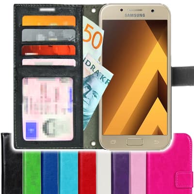TOP SLIM Samsung Galaxy A5 2017 tegnebog 4stk Kort