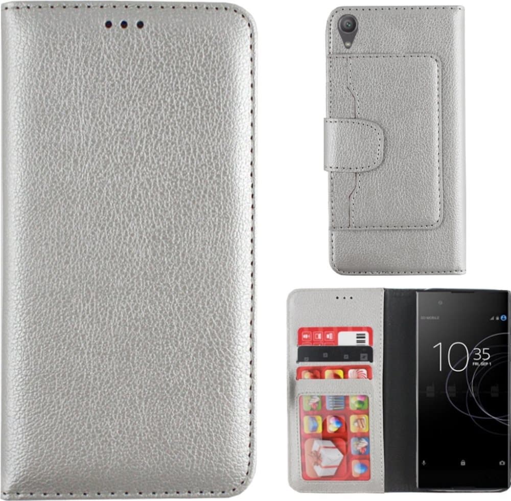 Colorfone tegnebog Sony Xperia XA1 Plus tegnebog SILVER