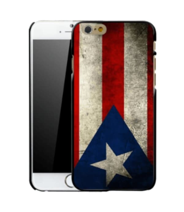 iPhone 6/6s | Hårt Plastskal med Puerto Ricos Flagga