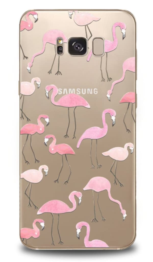 Samsung Galaxy S8 Skal Flamingo TPU