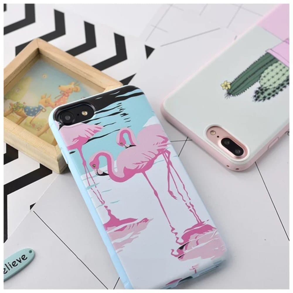 iPhone 7 | Designskal med Kaktus eller flamingo på!