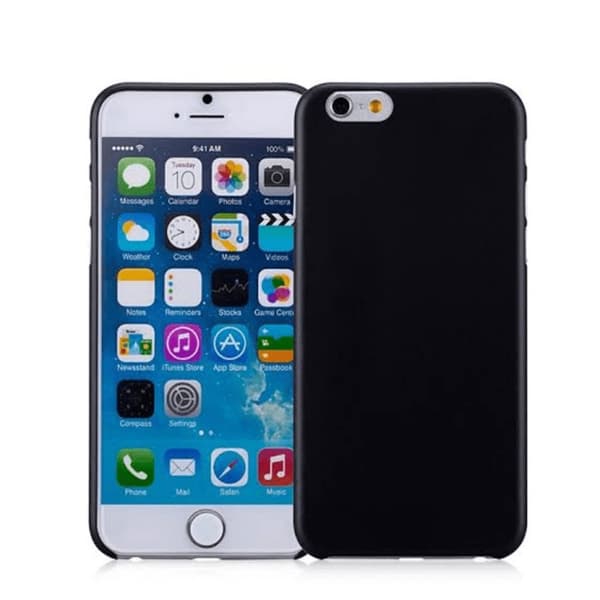 Mattsvart skal till iPhone 6/6s - 0,4mm
