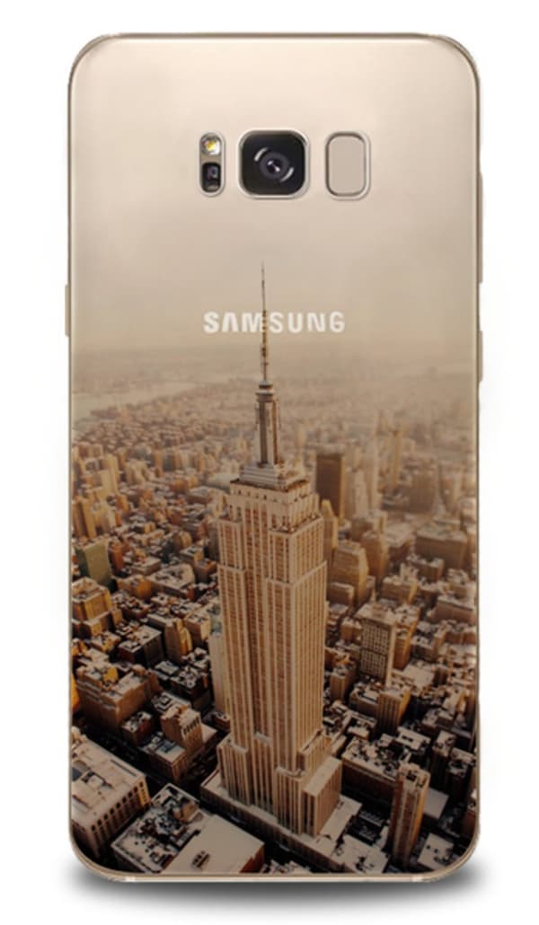 Samsung Galaxy S8 Mjukt & Genomskinligt med New York-Tryck