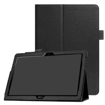 Flip & Stand Nahkakotelo Smart Case Huawei Mediapad M3 Lite 10 Black