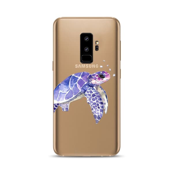 Samsung Galaxy S9+ Mjukt Genomskinligt skal med Sköldpadda!