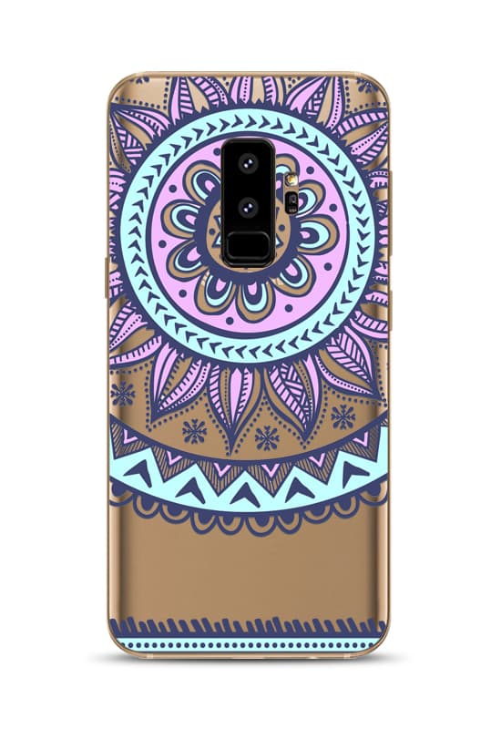 Samsung Galaxy S9+ Skal Blå Mandala