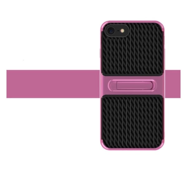 iPhone 7 - FLOVEME Eleganta Stötdämpande Hybridskal i Karbon