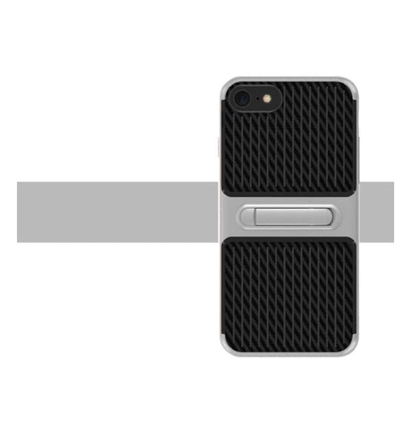 iPhone 7 - FLOVEME Eleganta Stötdämpande Hybridskal i Karbon