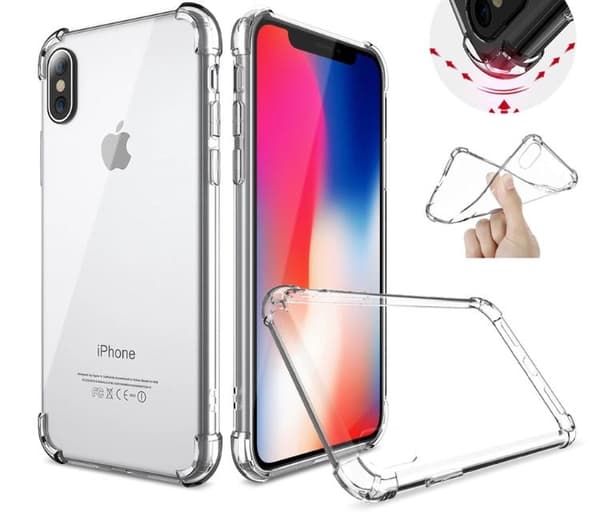 Silikonskal med Stötdämpande Funktion - iPhone X/XS FLOVEME