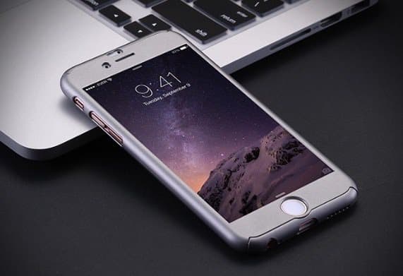 iPhone 7 Stilrent Smart Skyddsfodral inbyggd "Screen Protector"