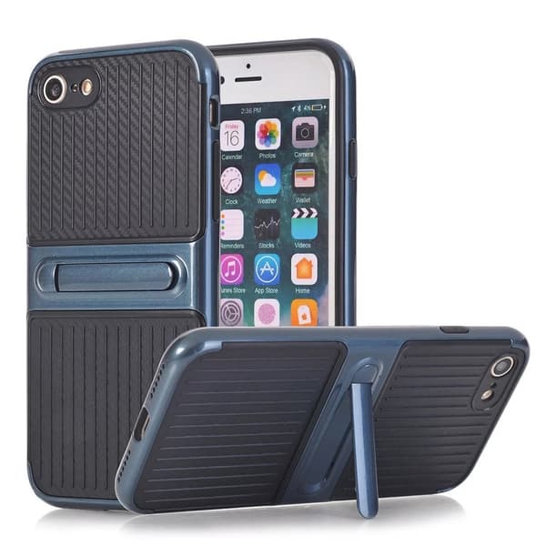 LEMAN Skyddsskal med Ställfunktion för iPhone 8