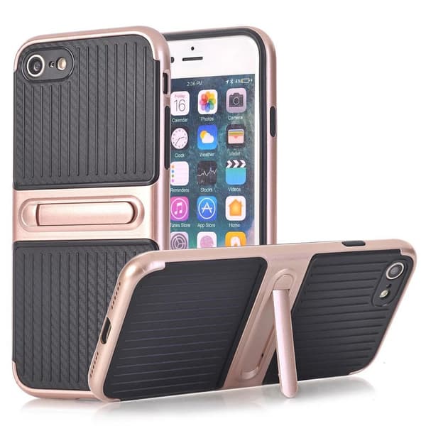 LEMAN Skyddsskal med Ställfunktion för iPhone 8