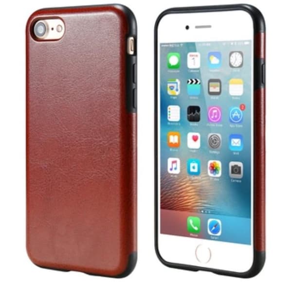 iPhone 8 - Läderskal i Retro-Vintage (Smoothläder)