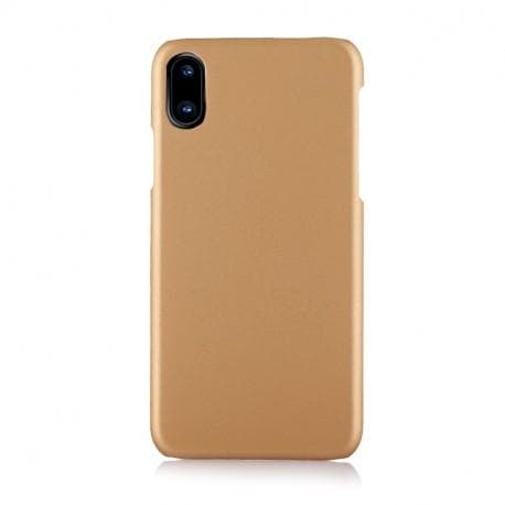 iPhone X Ultratynd gummibelagt mat sort cover